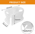 5 Pcs Plastic Tubing Clamps, Small Hose Shut Off Clamps for 1/8" - 1/4" Tube O.D., Water Flow Control Hose Clip Laboratory Pinch Valve...