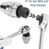 Damaged Bolt and Stud Extractor Tool 3/8" Drive Broken Stud Remover Bolt Extractor Fit 1/4" to 1/2" Rounded Studs for Broken, Rounded Off, Painted...