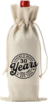 YUANHAO 30th Birthday Wine Bag, 30th Birthday Gifts for Her Him, 30th Birthday Decorations for Her, Cheers And Beers to 30 Years Wine Bag...