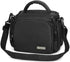 CADeN Compact Camera Shoulder Crossbody Bag Case Compatible for Nikon, Canon, Sony SLR/DSLR Mirrorless Cameras and Lenses Waterproof(1.0 S, Black)...