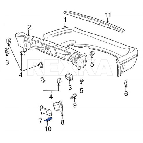 Rexka 30pcs 1/4" Hole Fender Liner Wheelhouse Liner Bumper Cover Nylon Blind Rivet for Jeep Dodge Chrysler 34201631...