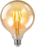 LED Bulbs 60 Watt Equivalent, 2 Pack 6W G125 LED Globe Bulbs, Antique Vintage Light Bulbs Amber, E26 LED Edison Light Bulb, 2700K 800LM Warm White...