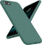 OTOFLY Ultra Slim Fit Liquid Silicone Shockproof Case for iPhone SE 3rd/2nd Gen, iPhone 8/7 - Pine Green...