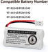 GEILIENERGY BT162342 BT262342 Battery Compatible with BT183342 BT283342 BT166342 BT266342 VTech CS6114 CS6419 CS6719 at&T EL52300 CL80111 Cordless...