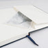 Blank Journal Notebook, (Dark Blue), 160 Pages, Medium 8.3x5.7 inches - 100 gsm Thick Paper, Hardcover...