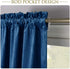 Luxury Decoration Velvet Valance Curtains - Light Blocking Small Window Scalloped Valance with Solid Rod Pocket Thick Privacy Tier Curtain for Caf...