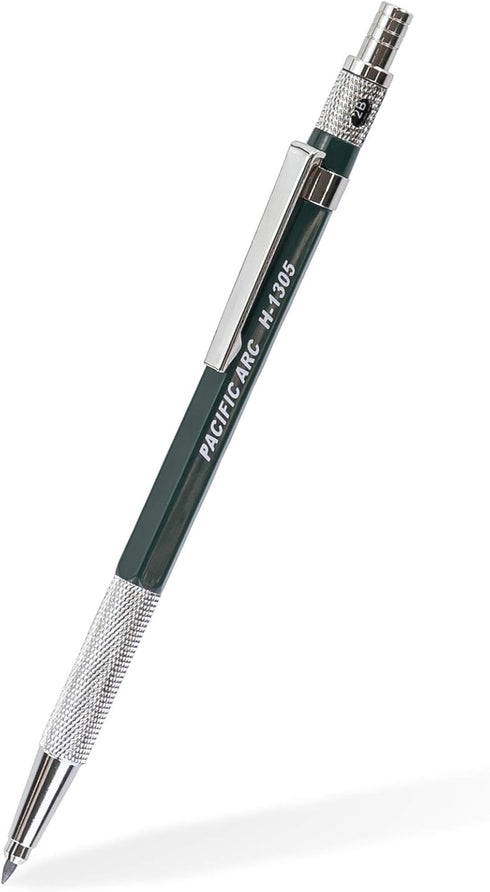 Pacific Arc 2mm Lead Holder and Lead Sharpener, Green Drafting Pencil for Artist Drawing, Drafting, and Sketching...