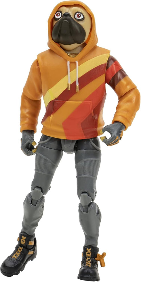 FORTNITE DOGGO (EMOTE SERIES) - 4-inch Articulated Figure with Lil’ Treat Emote Vehicle and Snow Pop Accessory...