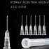 100 Pack 27Ga 1/2 Inch Stainless Steel Dispensing Lab Tools Accessories for Scientific Labs, Measuring and Refilling, Individually Wrapped...