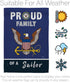 Proud Family Sailor Garden Flag - Armed Forces Navy USN Seabee United State American Military Veteran Retire Official - House Decoration Banner Sm...
