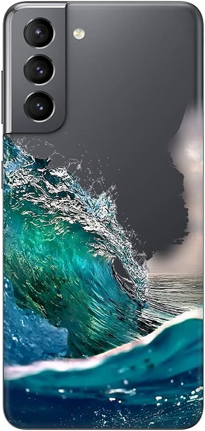 Blingy's for Samsung Galaxy S22 Plus Case, Cool Ocean Pattern Scenic Landscape Nature Beach Style Transparent Soft TPU Protective Clear Case 6.6 I...