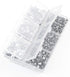 AD Beads 4500 Pieces Hotfix Rhinestones Flat Back 6 Sizes (2-6 mm) Crystal Round Glass Gems with Tweezers and Picking Rhinestones Pen or Crafts Na...