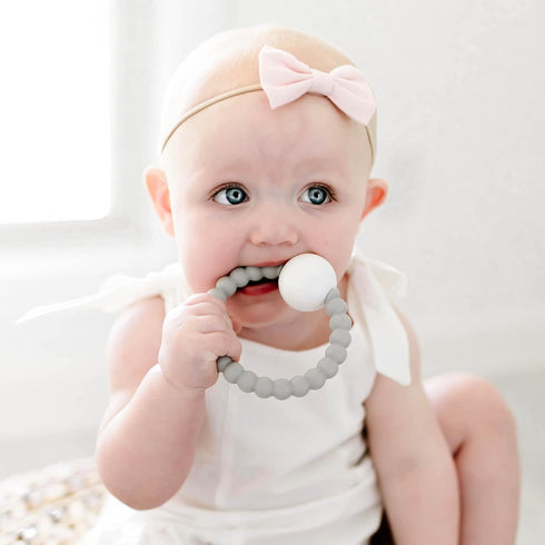 Ryan & Rose Cutie Teether Rattle (Grey)...