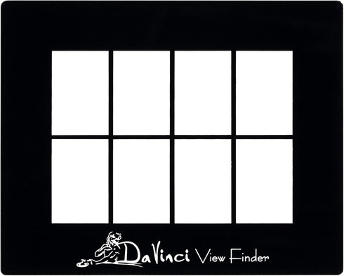 Creative Mark Davinci Artist Viewfinder - 3" x 4" Viewfinder for Drawing Allows Scene or Object in Eight Sections...