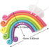 Rainbow Cake Topper Cupcake Pick Wedding Birthday Party Favor Dessert Rainbow Design Cake Pick...