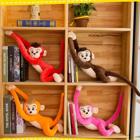 Long Arm Hanging Monkey Stuffed Animals,Curtain Monkey Plush Toy Birthday Xmas Gift for Kids (24Inch)...