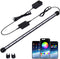 Smart Submersible Aquarium Light with App Timer, 7.5 Inches LED Fish Tank Light, RGB 16 Million Colors Changing, 7/24 On/Off Automatic, Aquarium L...