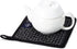 Encasa Homes 8 inches Oven Microwave Potholders (2 pc Set) for Kitchen Cooking & Baking - Heat Resistant, Thick & Safe, Protection of Hands from H...