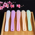 6Pcs Large Plastic Cosmetic Spatula Candy Color Reusable Cosmetic Mask Mixing Spoon Scoops Spatulas Stick Applicator Beauty Spa Makeup Tools for F...