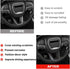 Carbon Fiber Steering Wheel Trim for for Dodge Durango 2014-2021, Dodge Charger Challenger 2015-2021, Jeep Grand Cherokee SRT8 2014-2021 Steering ...