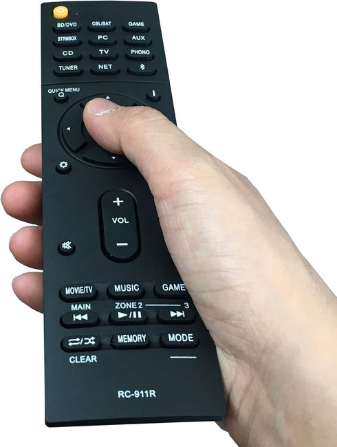 RC911R RC-911R Replaced Remote for Onkyo AV Receiver Speaker HT-R695 HT-S7800 TX-NR555 TX-NR575 TX-NR585 TX-NR656 TX-NR686 TX-NR676 TX-NR757 TX-NR...