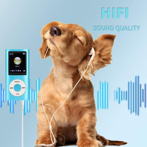 MP3 Music Player, MP3 Player, Portable MP3 Players, Slim 1.8 Inch LCD Screen, with Earphone, Supports MP3, WMA, FLAC, APE, AAC, OGG and ACELP, Sup...