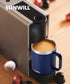 SUNWILL Insulated Coffee Mug with Lid, Travel Tumbler with Handle, 14oz Stainless Steel Cup for Camping, Office, Home, Powder Coated Navy Blue...