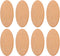 20pcs Unfinished Wood Cutouts - Oval & Round Shapes for DIY Crafts, Wedding, Christmas Ornaments & Gifts...