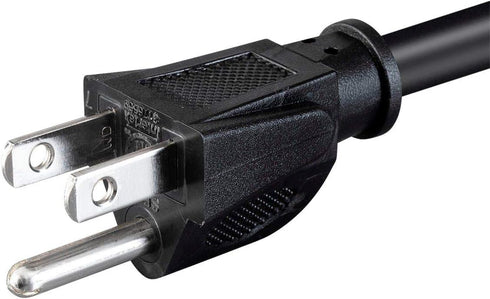 Monoprice Extension Cord - NEMA 5-15P to NEMA 5-15R, 10 Amp, 1250 Watt, 125 Volt, 18AWG, 10 Feet, Black...