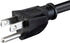 Monoprice Extension Cord - NEMA 5-15P to NEMA 5-15R, 10 Amp, 1250 Watt, 125 Volt, 18AWG, 10 Feet, Black...