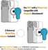 Momostick Mag-FLATSTICK, Magnetic Finger Grip with Stand, Phone Loop, and Finger Holder - iPhone Accessory Compatible with Most Smartphones - Matt...