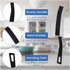 3 Pcs Crevice Cleaning Brush, New Multifunctional Gap Cleaning Brush, Bathroom Gap Brush,Small Cleaning Brushes, Hard Bristle Cleaning Brush, Narr...