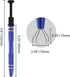 2 Psc Pick Up Tool, IC Clip Tweezers, Metal 4 Prongs Grabber Tool for Catch IC Chips, Electronic Tiny Components & Jewel, Blue...