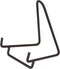 Bard's Black Wire Easel Stand, 3" H x 2" W x 2.5" D...