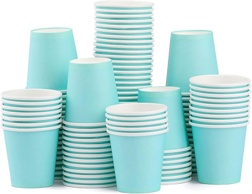 100 Pack 3 oz Paper Cups, Bathroom Cups Disposable,Mouthwash Cups Small Snack Cups for Water, Juice,Candy Ideal for Party Bathroom and Office...