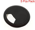 YXQ Desk Hole Cord Grommet 2 inch Wire Organizer Hide Adjustable Cables Through Computer Office Desk Cover Plug Cap Plastic Black, 5Piece...