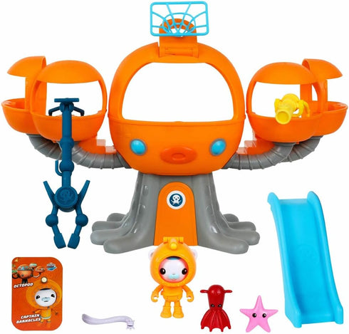 Octopod Playset | 6 Pieces Including Deep Sea Captain Barnacles & Net Launcher...