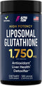 Liposomal Glutathione Supplement 1750MG - Pure Glutathione Liposomal with Vitamin C + Phospholipid Antioxidant Complex - L Glutathione for Liver D...