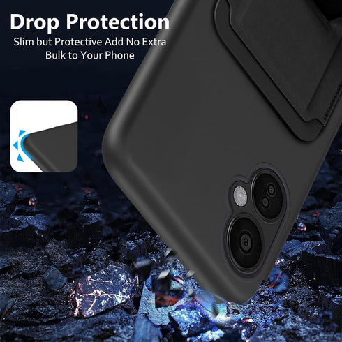 Case for OnePlus Nord CE3 Lite/Nord N30 5g Phone Case with Tempered Glass Screen Protector, Folding Kickstand/Stand Wallet Case Card Holder/ Slots...