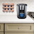 Adhesive Wall Mounted 12 Slot Coffee Pod Holder and Organizer. Space Saving Storage Rack Compatible with K Cups Saves Room in Drawers, Cupboards a...