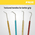 ENKAY - Dental Pick Set with Colored Handles, 7 Pieces...