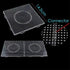 H&W 6PCS 5mm Fuse Beads Boards, Large Clear Pegboards Kits, with Gift 4 Lroning Paper (WA3-Z6)...