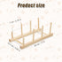 Puzzle Display Stand, 3 Cells Wooden Puzzle Storage Rack Jigsaw Puzzle Holder Rack Puzzle Organizer Shelf Puzzle Rack Organizer Accessories for Pu...