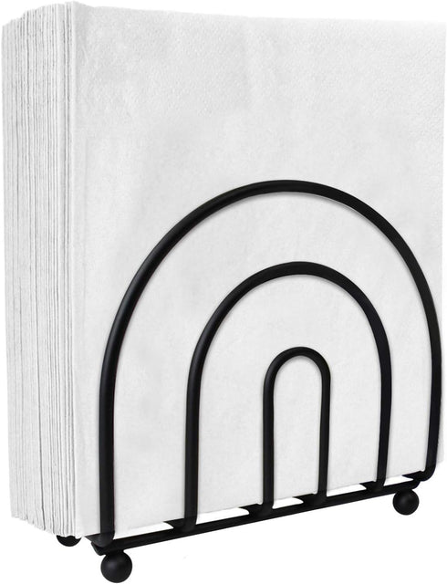 Blue Donuts Classic Arc Collection Napkin Holder – Napkin Holders for Tables, Farmhouse Napkins Holder, Dining Table Napkin Holders for Kitchen, B...