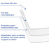 8.5" x 11" Dry Erase Board Removable Adhesive for Wall/Fridge, 4 Pack Nonwoven Foam White Erasable Sheet…...