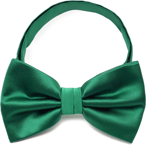 100% Silk Mens Bow tie Bowtie Tuxedo Wedding Solid Color Formal Bow Ties for Man...