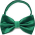 100% Silk Mens Bow tie Bowtie Tuxedo Wedding Solid Color Formal Bow Ties for Man...