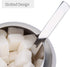 Kitchenexus Large Stainless Steel Sugar Bowl with Lid and Sugar Spoon for Kitchen and Home Sugar Cellar in Apple Shape 11oz/325ml...