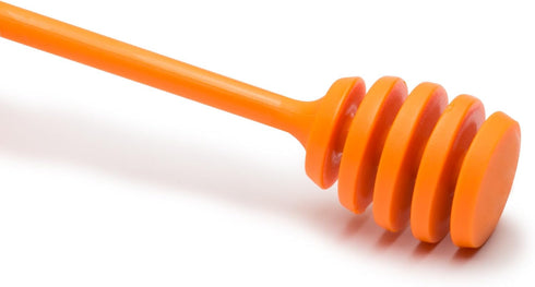 Jarware Honey Dipper Lid for Regular Mouth Mason Jars, Orange, 16-Ounce...