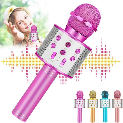 Karaoke Machine Microphone For Kids Toys,Toddler Microphone For 3 4 5 Year Old Girl Birthday Gifts,Girls Toys For 6 7 8 Year Old Girl Gifts,Christ...